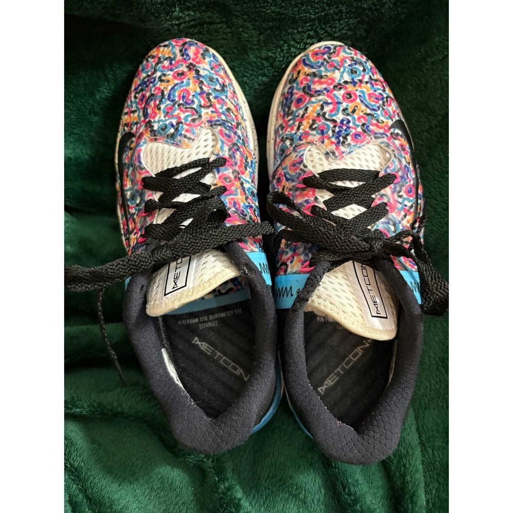 Nike Metcon 6 Training Shoes Multi-Color Abstract Print Speckled Midsole Womens